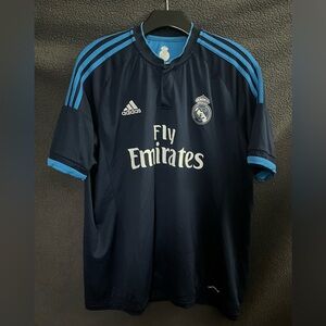 Men’s Authentic Adidas Real Madrid CF 2015/16 Third #7 Ronaldo Jersey Size XL